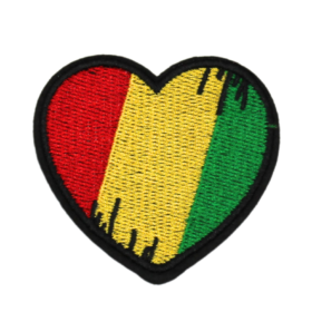 Love Africa Heart Patch (Small/Embroidery)