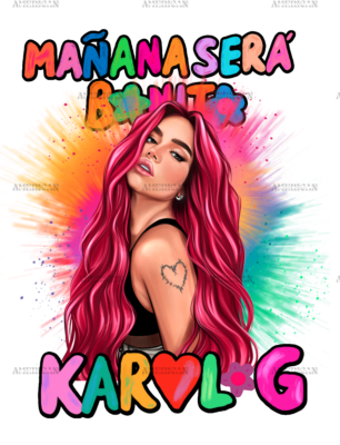 Karol G 1 Dtf Transfer