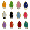 Christmas Light Bulb Patch (Small/Chenille)