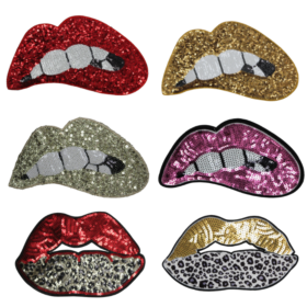 Lips Patch (Large/Sequin)