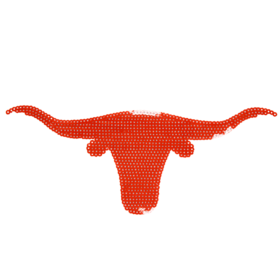 Longhorn Skull Patch (Medium/Sequin)