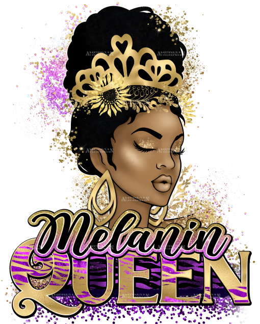 Melanin Queen DTF Transfer
