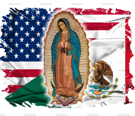 Mexican American Virgen Dtf Transfer