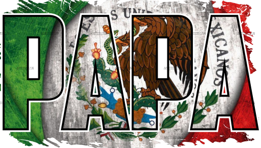Mexican Flag Papa Dtf Transfer