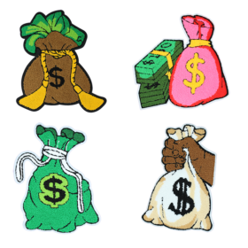 Money Bag Patch (Large/Chenille)