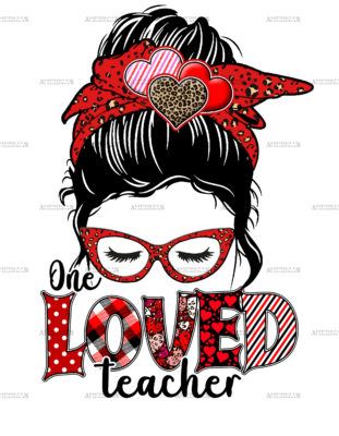 One Loved Teacher DTF Transfer