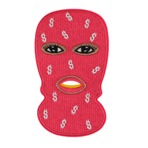 Ski Mask Girl Patch (Small/Embroidery) - Image 3