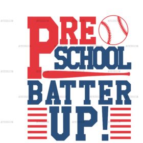 Preschool Batter Up DTF Transfer