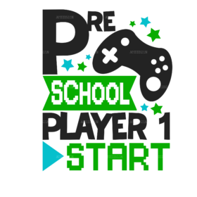 Preschool Player 1 Start DTF Transfer