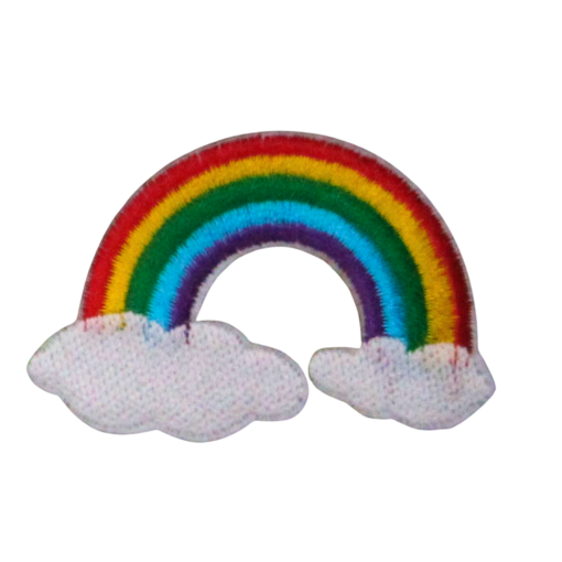Rainbow In The Clouds Patch (Small/Embroidery) - Image 3