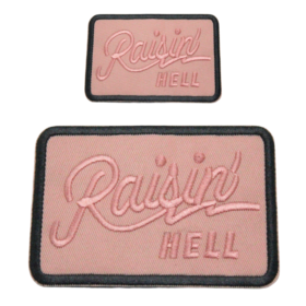 Raisin' Hell Patch (Small/Embroidery)