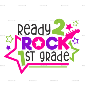 Ready 2 Rock 1st Grade DTF Transfer