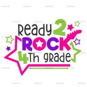 Ready 2 Rock 4th Grade DTF Transfer