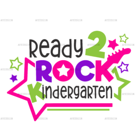 Ready 2 Rock Kindergarten DTF Transfer