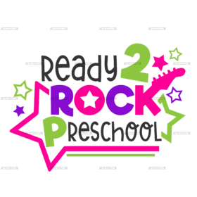 Ready 2 Rock Preschool DTF Transfer