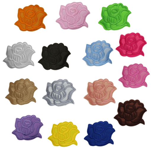 Colorful Roses Patch (Small/Embroidery) - Image 2