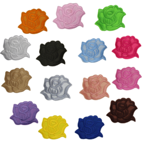 Colorful Roses Patch (Small/Embroidery)