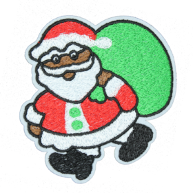 Embroidery Santa Patch (Small/Embroidery)