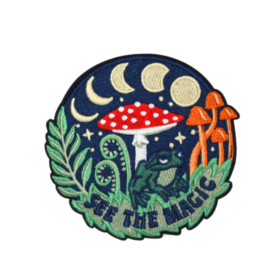 See The Magic Frog Patch(Small/Embroidery)
