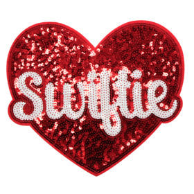 Swiftie Heart Patch (Large/Sequin)