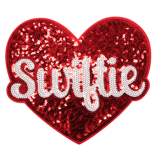 Swiftie Heart Patch (Large/Sequin)