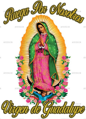 Virgen De Guadalupe Dtf Transfer