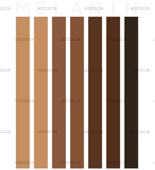 White Melanin Strips DTF Transfer