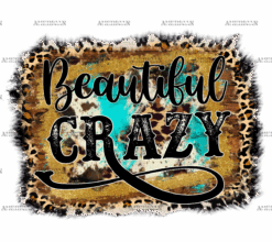 Beautiful Crazy Leopard DTF Transfer