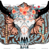 Boho Western Steer Skull DTF Transfer
