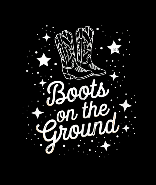 Boots On The Ground-60 DTF Transfer