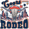 Coors Rodeo DTF Transfer