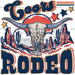 Coors Rodeo DTF Transfer