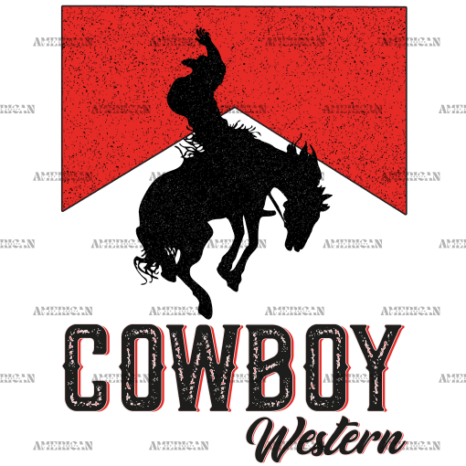 Cowboy Western DTF Transfer