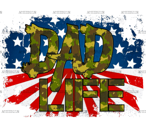 Dad Life-1 DTF Transfer