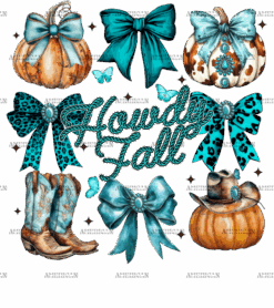 Howdy Fall Pumpkins-1 DTF Transfer