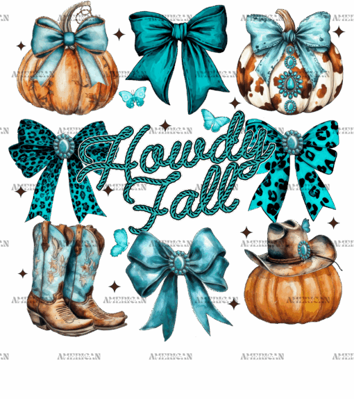 Howdy Fall Pumpkins-1 DTF Transfer