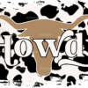 Howdy Western Cow DTF Transfer