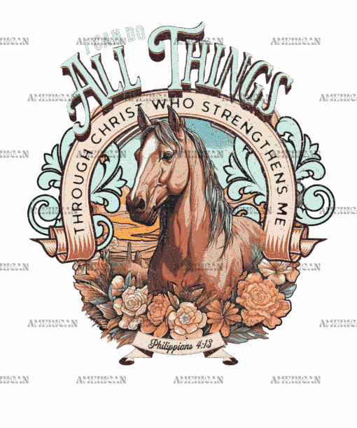 I Can Do All Things Through Christ Who Strengthens Me-2 DTF Transfer