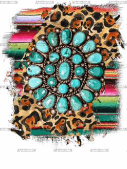 Leopard Gem Stone DTF Transfer