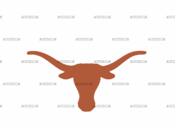Longhorns Texas Orange DTF Transfer