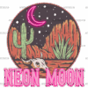 Neon Moon DTF Transfer