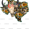 Texas Leopard And Sunflower DTF Transfer
