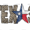 Texas Leopard Star DTF Transfer