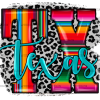 Tx Texas Serape DTF Transfer