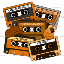 Wallen Cassettes DTF Transfer