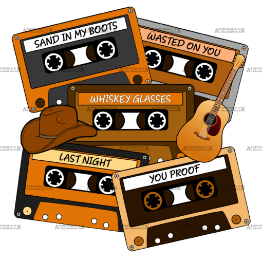 Wallen Cassettes DTF Transfer