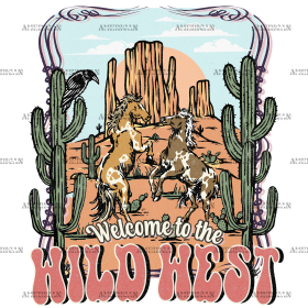 Welcome To Wild West DTF Transfer