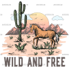 Wild And Free-1 DTF Transfer