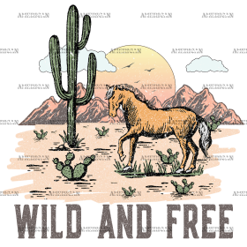 Wild And Free-2 DTF Transfer