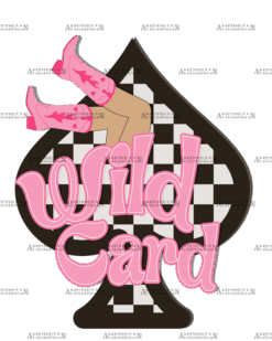 Wild Card Skin-White DTF Transfer